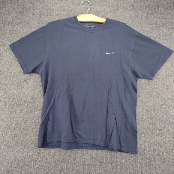 Nike Just Do It T Shirt Size L Blue Melted Metal Pattern Logo - Picture 3 of 13